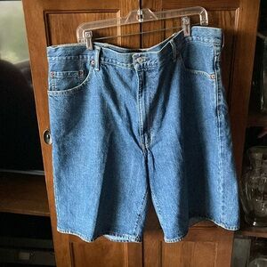 Levi's 550 Blue Denim Jean Shorts